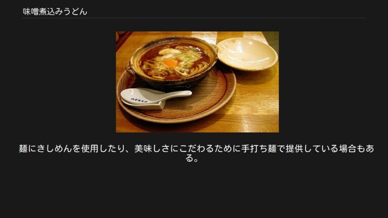 味噌煮込みうどん