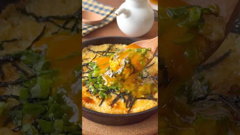 長芋とたまごでふわトロ焼きが誕生しました🐣