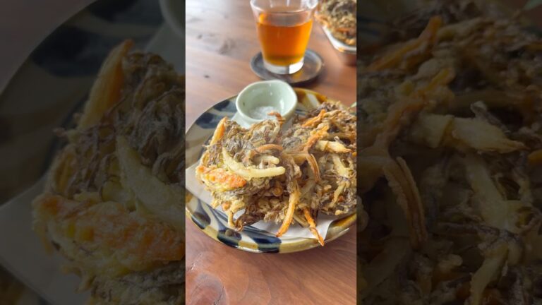 子供達に大人気🌺もずくと野菜の天ぷら