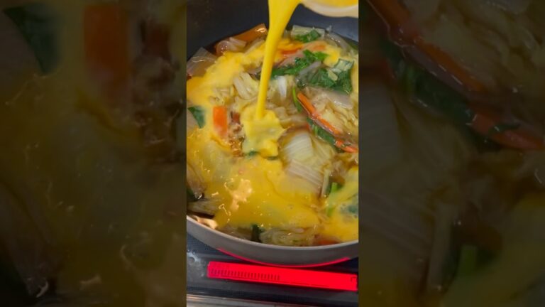 白菜の卵とじ#cooking #料理 #朝ごはん