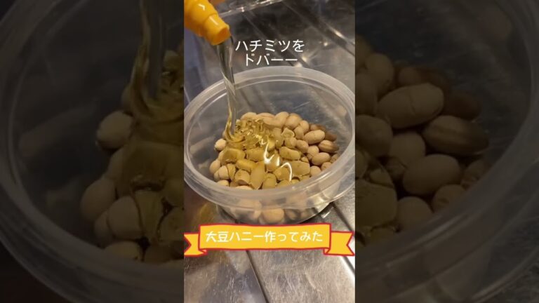 【超簡単】ネットでバズった大豆ハニーを作ったよ。ビックリするほど美味しい！