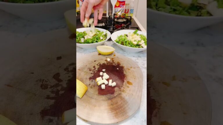 満足感たっぷりでヘルシーなサラダディナー、我が家の定番ワンプレートディナー　#shorts #サラダレシピ #サラダ #料理vlog #料理男子