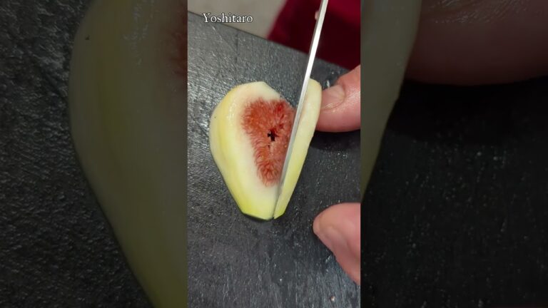 斬新？！これが美味い!!!【魳（カマス）と無花果（イチジク）のカルパッチョ】#barracuda  #figs #shorts