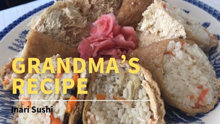 【いなり寿司】90歳祖母のレシピ完全再現。絵を頼りに作ってみたら巨大すぎた。