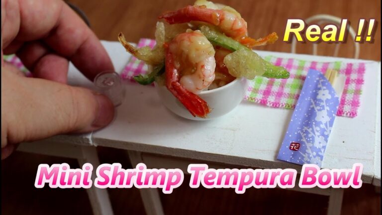 Mini Shrimp tempura Bowl  えび　天丼　天ぷらの作り方