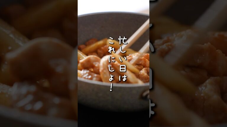 タレだけでごはんいけそう！大根と豚肉だけでできるからお手軽だし、この季節に絶対やってほしい！