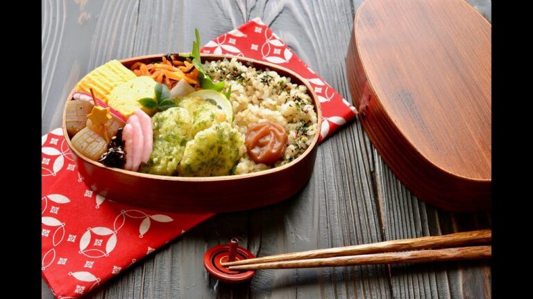 【お弁当作り】タラの磯辺揚げ弁当の作り方〜How to make Japanese bento lunch box〜