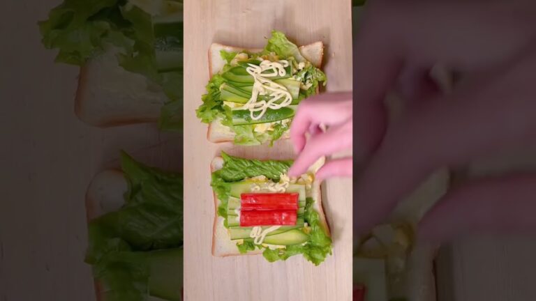 【節約弁当】たまごとカニカマのサンドウィッチ弁当♪ #shorts #bento #娘弁当