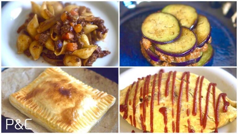 鹿肉のミートソースとアレンジレシピ3品の作り方 | ミートパイ オムライス ナスのラザニア風 ジビエ 料理