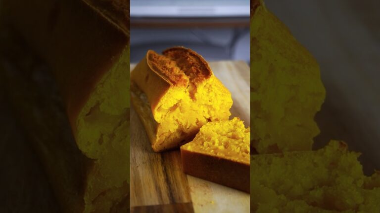 材料3つ！かぼちゃパウンドケーキ作り方！#簡単レシピ #shorts