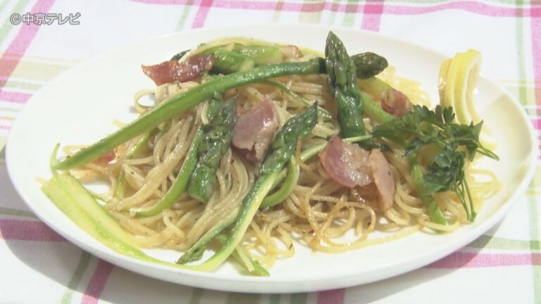 食卓のひみつ「アスパラパスタ」 キャッチ! 2018/5/23放送