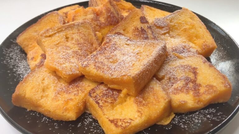 【牛乳無しフレンチトースト】簡単に作れるトロトロのフレンチトーストを朝食で食べたい人のレシピ