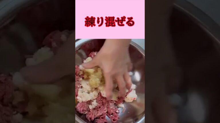 #shorts 、はんぺんハンバーグがフワフワで美味しいと聞いたので