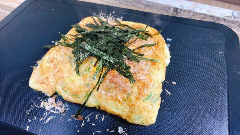 ホットサンドメーカーで作る山芋のふわふわ鉄板焼#shorts