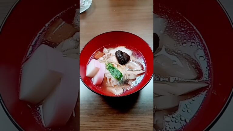あけましておめでとうございます!実家でお雑煮