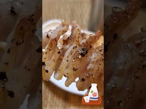 【ちょこっとおつまみ】#80 豚バラでちょこっと❇豚バラ串焼き✴ 激ウマ優勝❇