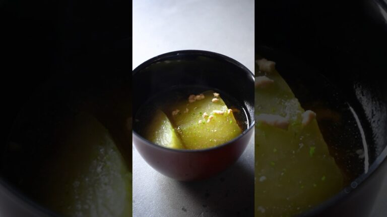 【郷土料理】愛知の冬瓜汁 #japanesefood #冬瓜 #和食 #料理動画 #japaneseknife