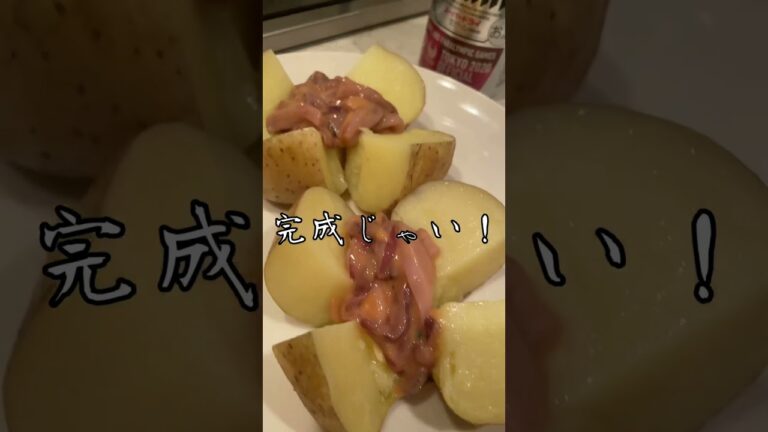 漢の晩酌には一品あればいい【塩辛じゃがバター編】