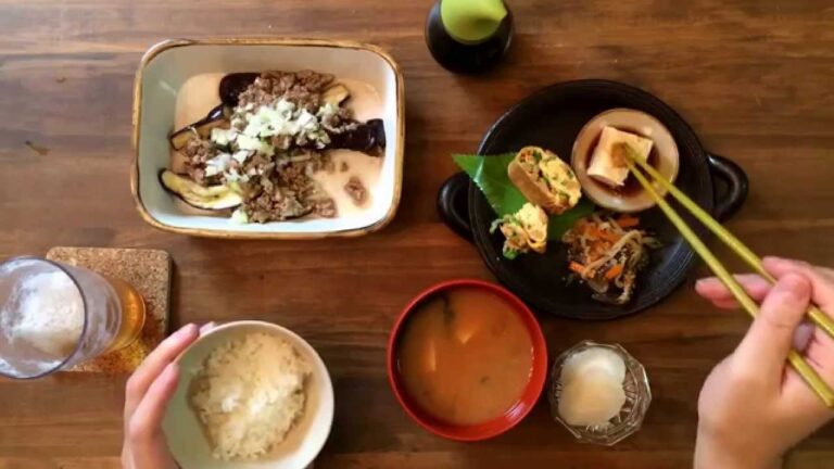 Eggplant with Minced meat 茄子のそぼろあんかけ