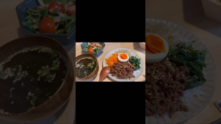 ビビンバ風そぼろご飯