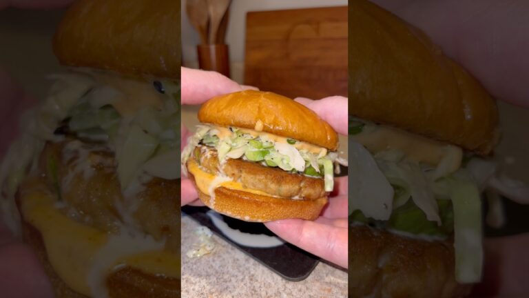 ネギガーリックツナバーガー