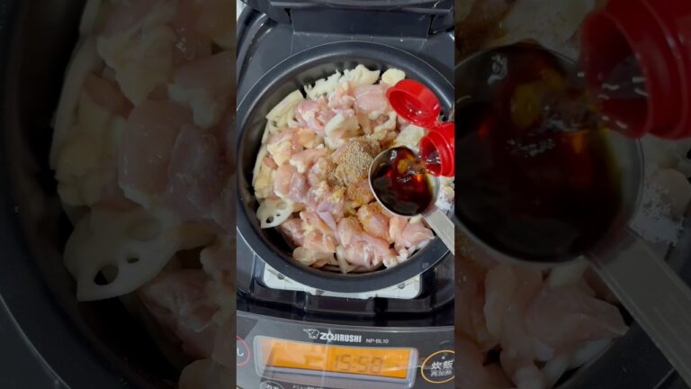 炊飯器で、根菜の煮物　#時短レシピ #作り置き #簡単料理