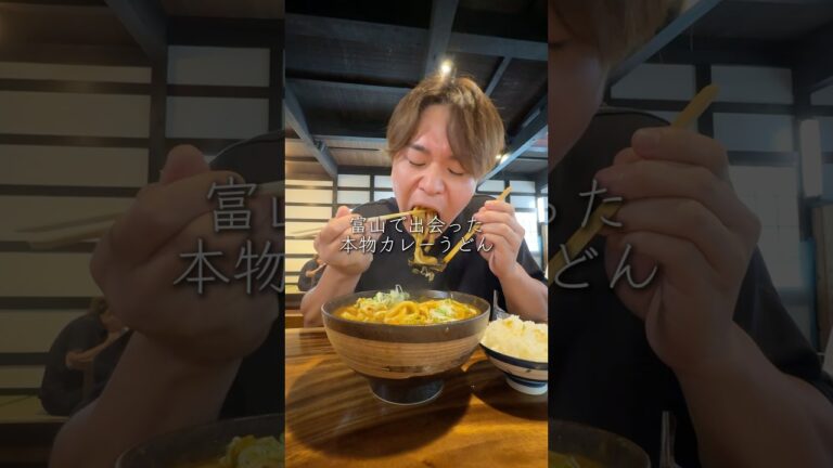富山県民に教えてもらったカレーうどんがまじ美味すぎた