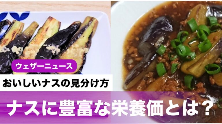 知って得するナスに豊富な栄養価とは？