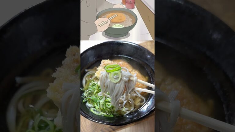 【あたしンち】お母さんが食べてたコロッケそばを再現してみたら美味すぎた！