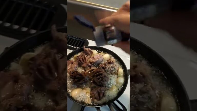 【砂肝のアヒージョ】やっぱり油は飲み物でした。#shorts
