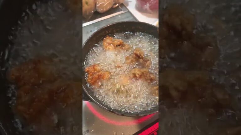 片栗粉なくなり、薄力粉で揚げた