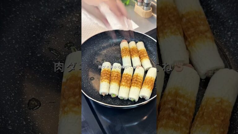 ＼ 包まず簡単 ／ちくわ餃子【レシピはコメント欄へ✨】