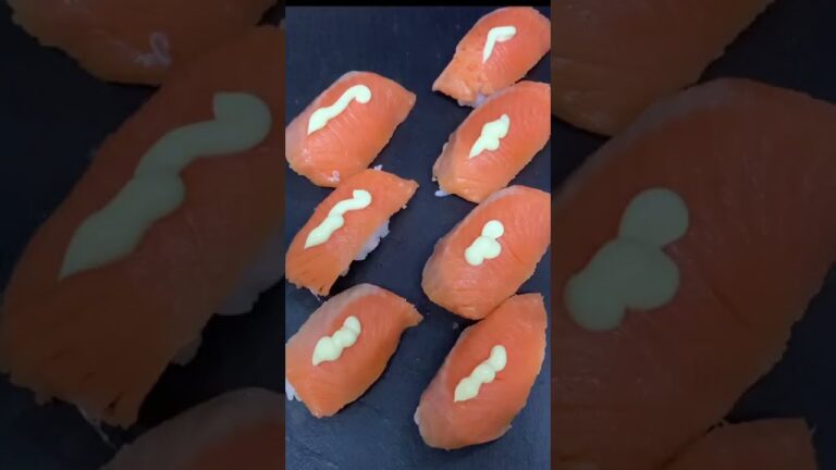 信州サーモンの炙り寿司三種