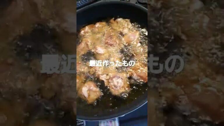 唐揚げとブリの照り焼き