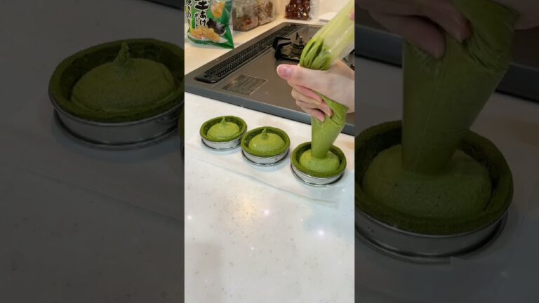 モンブランより白玉作る方が難しかった꒪꒫꒪)🤍 #モンブラン #tiktok #vlog #白玉 #抹茶