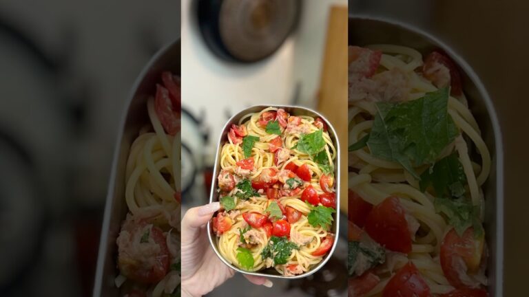 【25歳同棲彼へのお弁当】冷製パスタ弁当🍱 #同棲ご飯 #毎日弁当 #お弁当