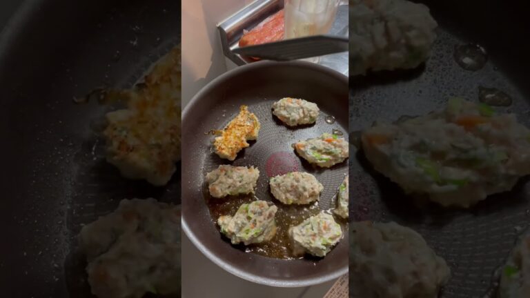 月見つくね しいたけの芯の部分が美味すぎる #料理動画 #つくね #おさけ #お酒好きな人と繋がりたい