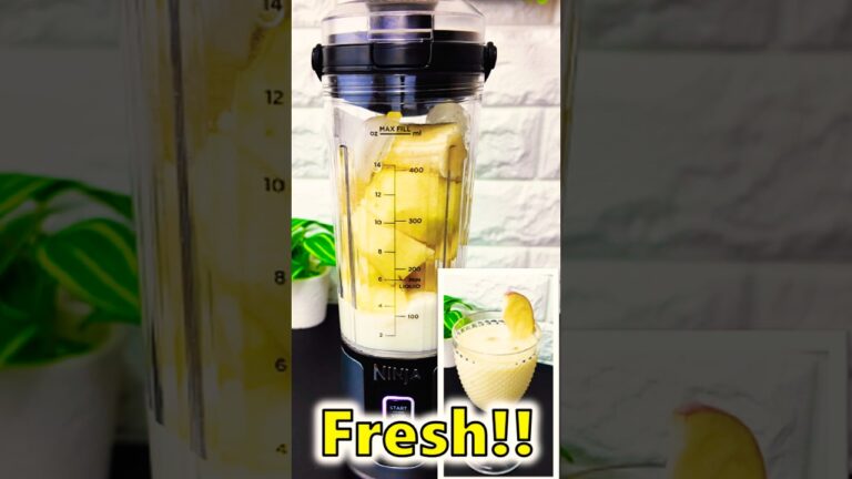 リンゴとバナナのスムージー apple banana Mixed Food by Ninja blast