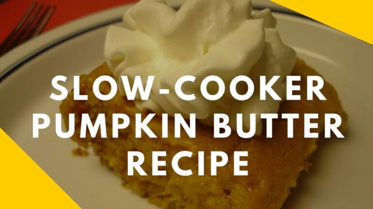 Slow Cooker Pumpkin Butter Recipe