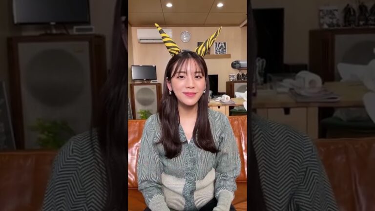 鬼になって豆まきする貴島明日香　#Shorts