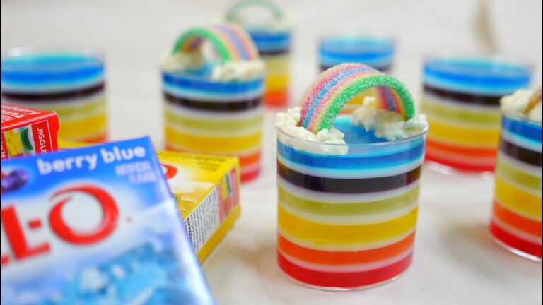 Jello Rainbow Cloud 雲に虹が架かったゼリー