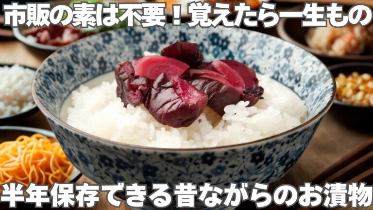 糖類や添加物は使わない！昔ながらの知恵で旬の野菜を上手に保存。乳酸菌たっぷりで体に嬉しい発酵しば漬け