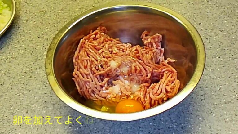 広東風、高菜と豚ひき肉の蒸しハンバーグを作ろう🎵