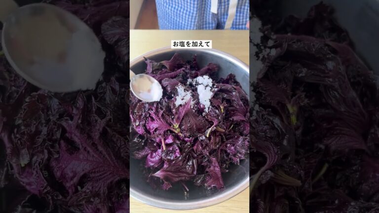 しば漬けのつくり方  #簡単レシピ #しば漬け #手しごと #季節の手しごと#坂ノ途中のレシピ