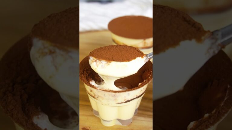 材料3つ！カップそのままティラミス作り方！#food