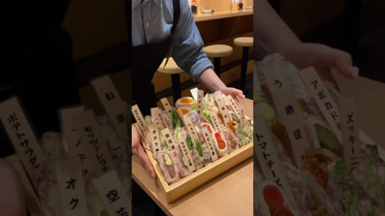 大人気の野菜串巻き　📍 1/8ピース 阿倍野店　大阪府大阪市阿倍野区松崎町2-3-59 1F #大阪グルメ