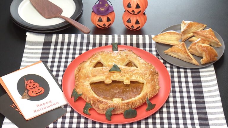 【3分クッキング公式】ハロウィーンパンプキンパイ