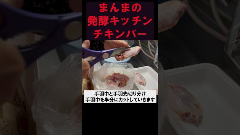 【チキンバー】【塩麹使用】旨み＆柔らかさアップ。３パターンの焼き具合。蒸すだけ！焼くだけ！揚げるだけ！【塩麹の力で、手羽がごちそうに】#shorts #cooking #recipe