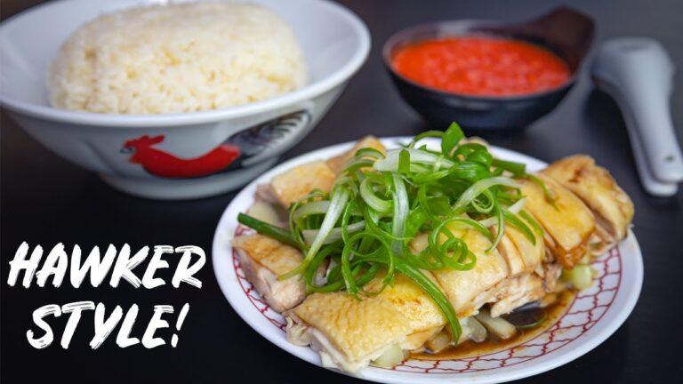 Hawker-Style Hainanese Chicken Rice!