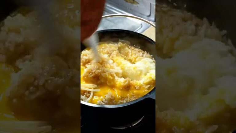 お家でビビンバ【ダッチオーブン料理】#shorts